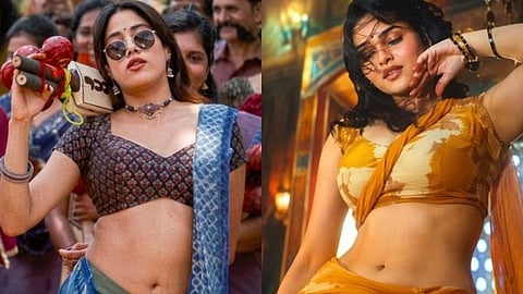 Kayadu Lohar, the lead actress of the movie 'The Paradise', and Janhvi Kapoor in the movie 'Peddi'.