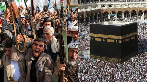 Warning sirens blared in the holy city of Mecca due to the fear of an attack by Houthi rebels.