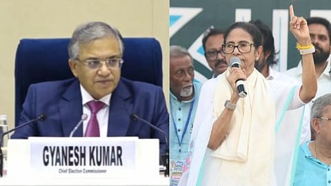 TMC chief Mamata Banerjee demanding CEC Gyanesh Kumar resignation