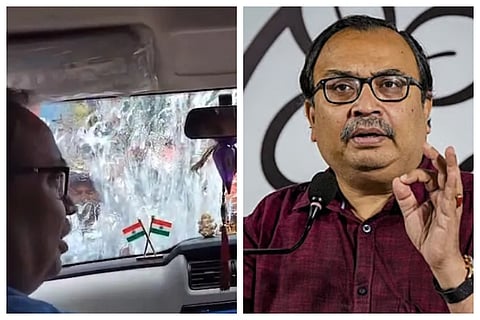 ಬಂಗಾಳದಲ್ಲಿ ಮುಂದುವರೆದ TMC ನಾಯಕರ ಮೇಲೆ ಮೊಟ್ಟೆ ದಾಳಿ: ಶಾಸಕ ಕುನಾಲ್​ ಘೋಷ್​​ ಕಾರಿನ ಮೇಲೆ ಮೊಟ್ಟೆ, ಕಲ್ಲು ಎಸೆತ: BJP ವಿರುದ್ಧ ಮಮತಾ ಕಿಡಿ