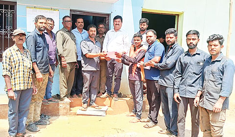 A petition was submitted to HESCOM by the Steel Fabrication Industries Association in Banavasi, Sirsi Taluk.