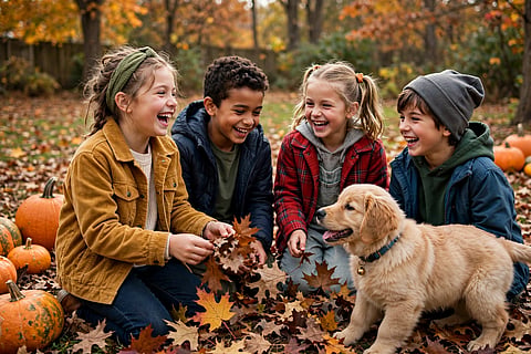 October birth month kids personality(ಎಐ ಚಿತ್ರ)