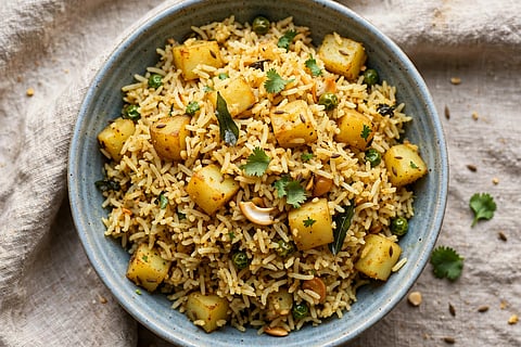 ಬ್ಯಾಚುಲರ್ಸ್​ಗಾಗಿ Food Recipes; ಮುಂಜಾನೆ ತಡವಾಗಿ ಎದ್ದು ತಡಕಾಡ್ಬೇಡಿ 10 ನಿಮಿಷದಲ್ಲಿ ಆಲೂಗಡ್ಡೆ ರೈಸ್ ಮಾಡಿ