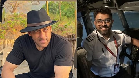 Bollywood actor Salman Khan praises Captain Machhar for his heroic act of saving the lives of 180 passengers.