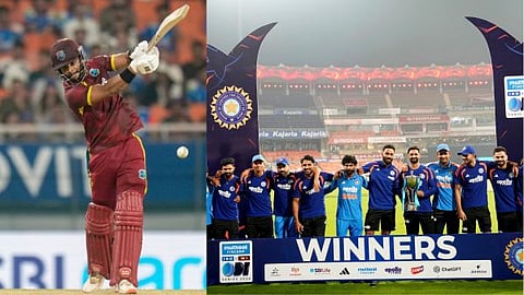 Captain Shai Hope made the Indian bowlers sweat as he smashed an unbeaten 162 runs to secure a victory for the West Indies. Team India clinched the series.