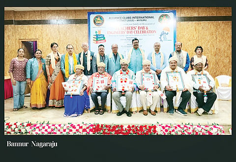 
Services of teachers and engineers are invaluable for the nation's development: Dr. Nagaraj V. Bairi