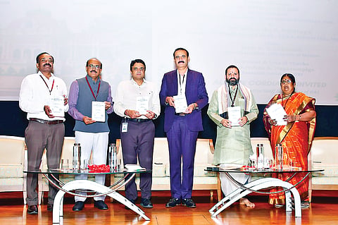The Granth Katha animation film and the book Veerabhadra Vijaya Champu were released at a function organized by the Institute of Oriental Studies at the Infosys auditorium in the city.