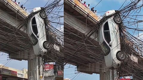 Car Gets Trapped