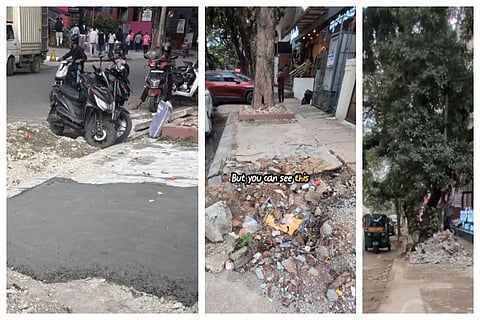 ಫುಟ್​ಪಾತ್​ ಅವ್ಯವಸ್ಥೆ ಬಗ್ಗೆ ಕೆನಡಾ ಪ್ರಜೆ ಮಾಡಿದ್ದ ವಿಡಿಯೋ ವೈರಲ್; ಇಂದಿರಾ ನಗರದಲ್ಲಿ ದುರಸ್ತಿ ಆರಂಭಿಸಿದ GBA
