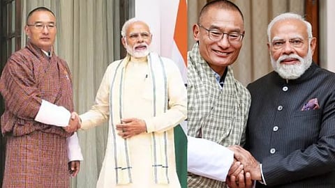 Bhutanese Prime Minister Tshering Tobgay praised Prime Minister Modi—who has completed 25 years in constitutional governance—as "my elder brother and an avatar of Lord Vishnu."