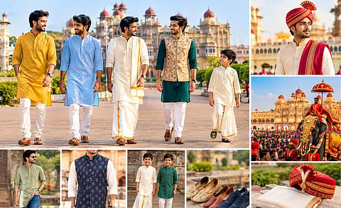  Boys' Dasara dressKurta Pajama