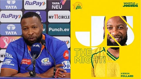 Kieron Pollard has left Mumbai Indians and joined Super Kings