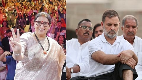 ಕಾಂಗ್ರೆಸ್​ ವಿರುದ್ಧ ಹರಿಹಾಯ್ದ ಸ್ಮೃತಿ ಇರಾನಿ!