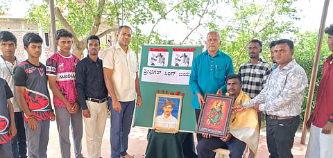 ಚಾಮರಾಜನಗರ ತಾಲೂಕಿನ ಅಮಚವಾಡಿ ಗ್ರಾಮದಲ್ಲಿ ಜೈ ಹಿಂದ್ ಪ್ರತಿಷ್ಠಾನ ಮತ್ತು ಅಮಚವಾಡಿ ಯುವಕರ ಸಂಘ ಮತ್ತು ಅಮಚವಾಡಿ ರೆಡ್‌ಬುಲ್ಸ್ ಕಬಡ್ಡಿ ತಂಡದ ವತಿಯಿಂದ ಆಯೋಜಿಸಿದ್ದ  ಭಗತ್‌ಸಿಂಗ್ ಜನ್ಮದಿನಾಚರಣೆಯಲ್ಲಿ ಅಮಚವಾಡಿಯ ರೆಡ್‌ಬುಲ್ಸ್ ಕಬಡ್ಡಿ ತಂಡದ ನಾಯಕ ಪ್ರಸಾದ್ ಅವರನ್ನು ಸನ್ಮಾನಿಸಲಾಯಿತು. ಸುರೇಶ್ ದೊಡ್ಡಮೋಳೆ, ಅಮಚವಾಡಿ ಕಬ್ಬಡಿ ತಂಡದ ಕುಮಾರ್, ಸಂಜು, ಮಹೇಂದ್ರ, ಪ್ರಸಾದ್, ಗಜೇಂದ್ರ, ಮನು, ಕೆಂಪರಾಜು,  ಸುರೇಶ್, ಶಿವರಾಂ, ಬಸವಣ್ಣ, ರಮೇಶ್ ಇತರರು ಇದ್ದರು.   