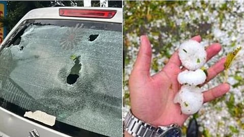 Hailstorm in Haridwar