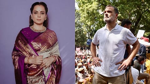 BJP MP Kangana Ranaut launched a scathing attack against the protests and the INDIA alliance.
