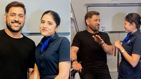 MS Dhoni viral video