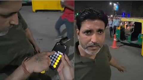 Driver demanded a higher auto fare