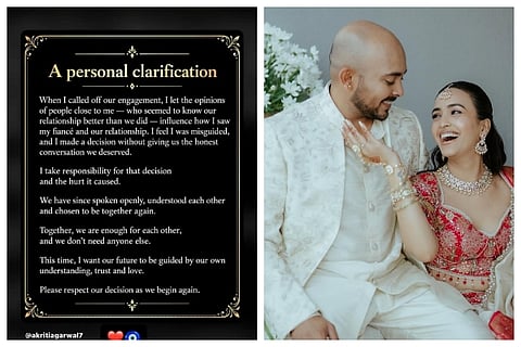 'ಅವರಿವರ ಮಾತು ಕೇಳಿ ತಪ್ಪು ಮಾಡಿಬಿಟ್ಟೆ'; ಪೃಥ್ವಿ ಶಾ ಜೊತೆ ಮತ್ತೆ ಒಂದಾದ ನಟಿ Akriti Agarwal, ಇನ್​ಸ್ಟಾದಲ್ಲಿ ಸ್ಪಷ್ಟನೆ