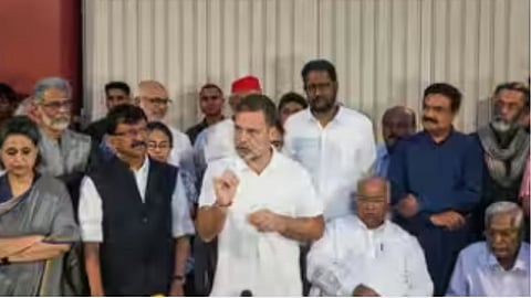 INDIA bloc set to continue protests.