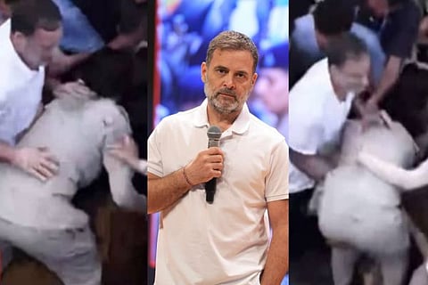 ಮಹಿಳಾ ಪೇದೆ ಜೊತೆ ಅಸಭ್ಯ ವರ್ತನೆ ಆರೋಪ: ರಾಹುಲ್ ಗಾಂಧಿ ನಡತೆಯನ್ನೇ ಪ್ರಶ್ನಿಸಿದ ಬಿಜೆಪಿ ನಾಯಕ! | Rahul Gandhi 
