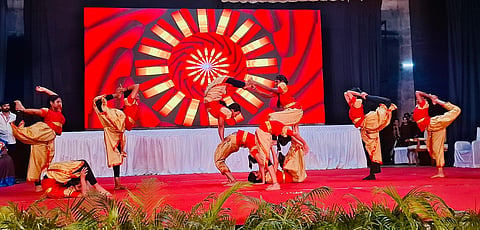 show by yoga Students 