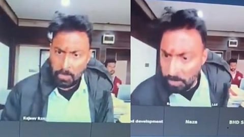 IAS officer Kumar Rajiv Ranjan verbally abused a female officer during a virtual meeting.