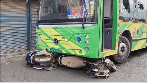 Delhi  DTC Bus Accident
