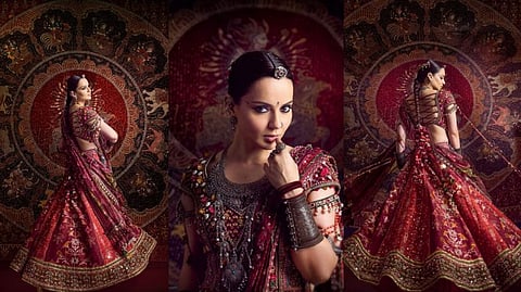 Kangana Ranaut in a Navaratri look
