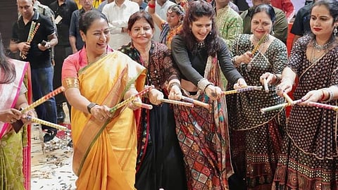 Delhi Navratri Garba, CM Rekha Gupta