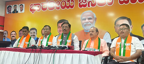 ಸುದ್ದಿಗೋಷ್ಠಿಯಲ್ಲಿ ಮಾತನಾಡಿದ ಮಾಜಿ ಸಚಿವ ಮುರುಗೇಶ ನಿರಾಣಿ.


