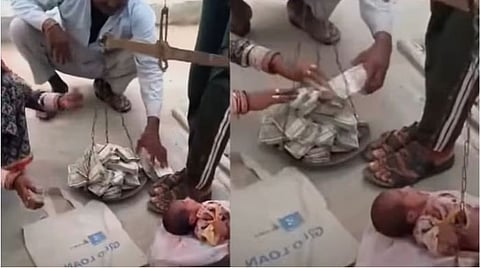 Father Donates Money, Newborn Baby Girl