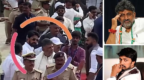 D.K. Shivakumar, Kiccha Sudeep, Viral Video