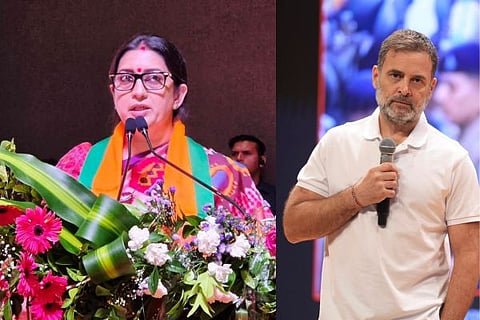 ರಾಹುಲ್ ಗಾಂಧಿಯನ್ನು ಸಮಾಜ, ರಾಜಕೀಯದಿಂದಲೇ ದೂರವಿಡಿ ಎಂದ ಸ್ಮೃತಿ ಇರಾನಿ