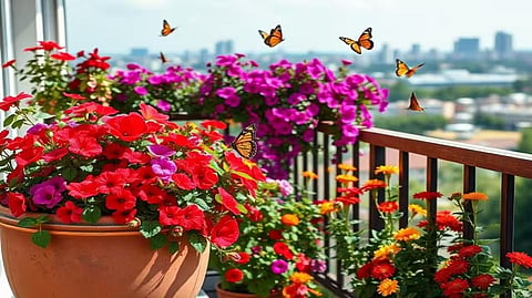 Butterfly Balcony Garden at Home