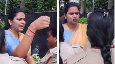 Vidadala Rajini police scuffle