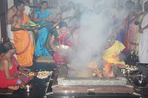  ಚಂಡಿಕಾ ಹೋಮ ಶುಕ್ರವಾರ ಸಂಪನ್ನಗೊಂಡಿತು.