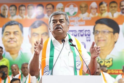 ಕೆಪಿಸಿಸಿ ಅಧ್ಯಕ್ಷ ಬಿ ಕೆ ಹರಿಪ್ರಸಾದ್ 