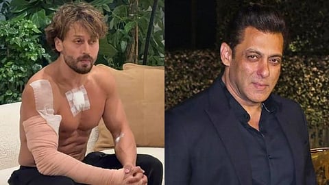 Actors Tiger Shroff and Salman Khan