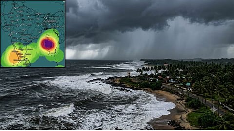 Cyclone warning in the Bay of Bengal; heavy rain warning for South India and Karnataka.
