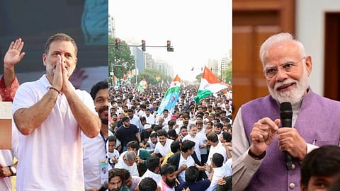 ಮತ ಮತ್ತು ದೇಶದ ಉಳಿವಿಗಾಗಿ ರಾಮಲೀಲಾ ಮೈದಾನಕ್ಕೆ ಬನ್ನಿ!... ಯುವಜನತೆಗೆ ರಾಹುಲ್ ಗಾಂಧಿ ಕರೆ; ಬಿಜೆಪಿಗೆ ಧನ್ಯವಾದ ಹೇಳಿದ್ದೇಕೆ..? | Rahul Gandhi
