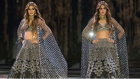 Kriti Sanon shines at a fashion show in Delhi