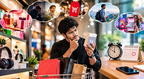The habit of buying unnecessary items