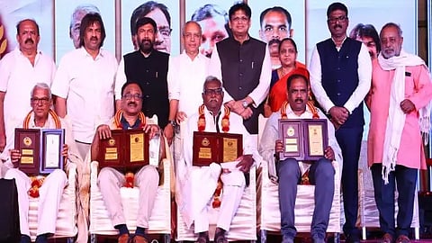 Presentation of awards to achievers from various fields