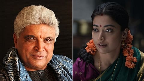 Rashmika Mandanna and veteran lyricist Javed Akhtar