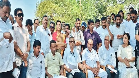Congress leaders inspect Hasirumakki bridge