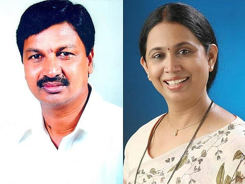 State 10 Ramesh Jarkiholi and Lakshmi Hebbalkar
