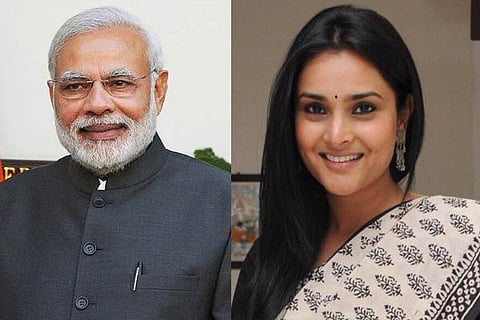Ramya and Modi