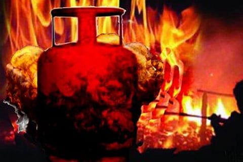 gas cylinder blast