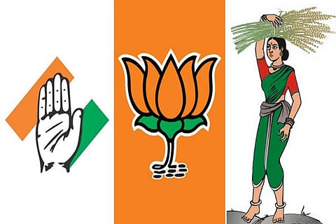 JDS-BJP_CONGRESS LOGO